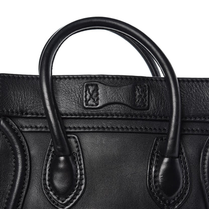 Celine Smooth Calfskin Nano Luggage Black 12 of 12