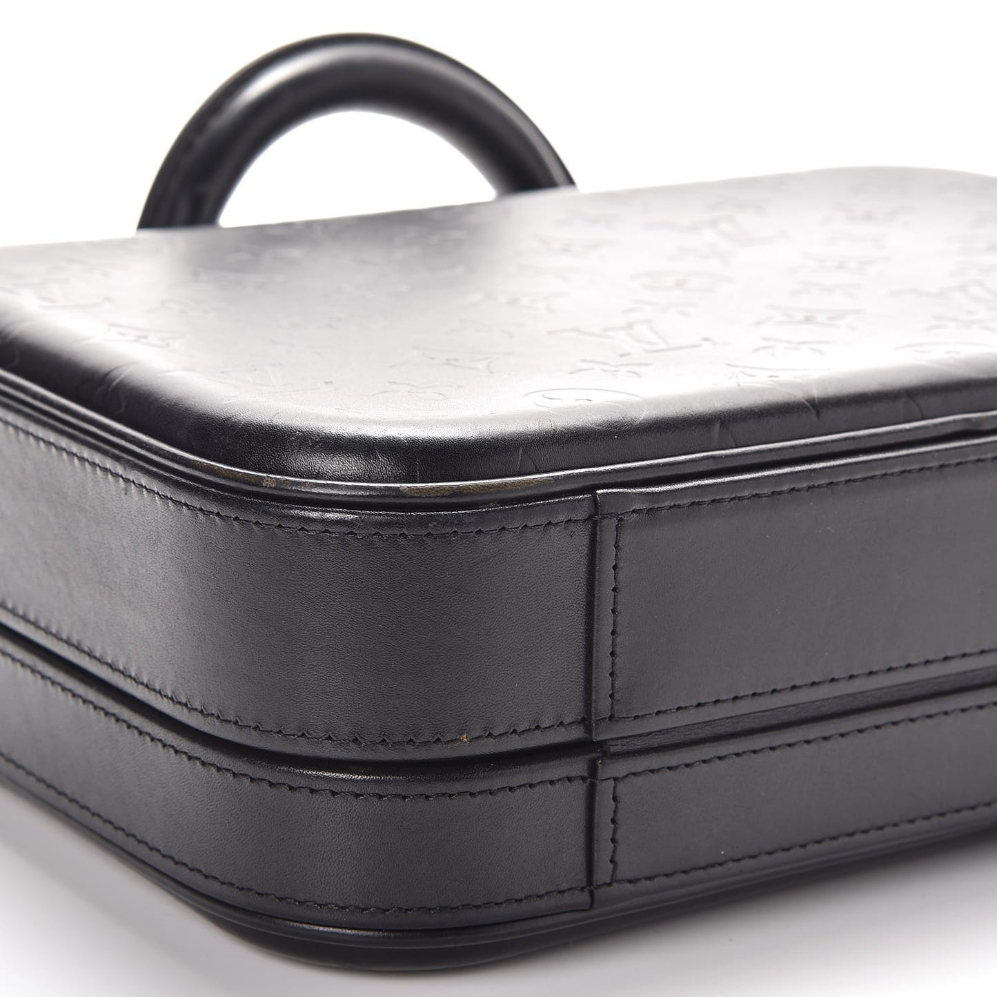 Monogram Glace Valisette PM Black