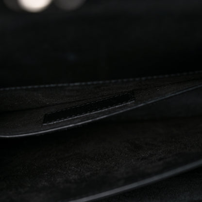 Saint Laurent Calfskin Medium Monogram Sunset Black 8 of 14