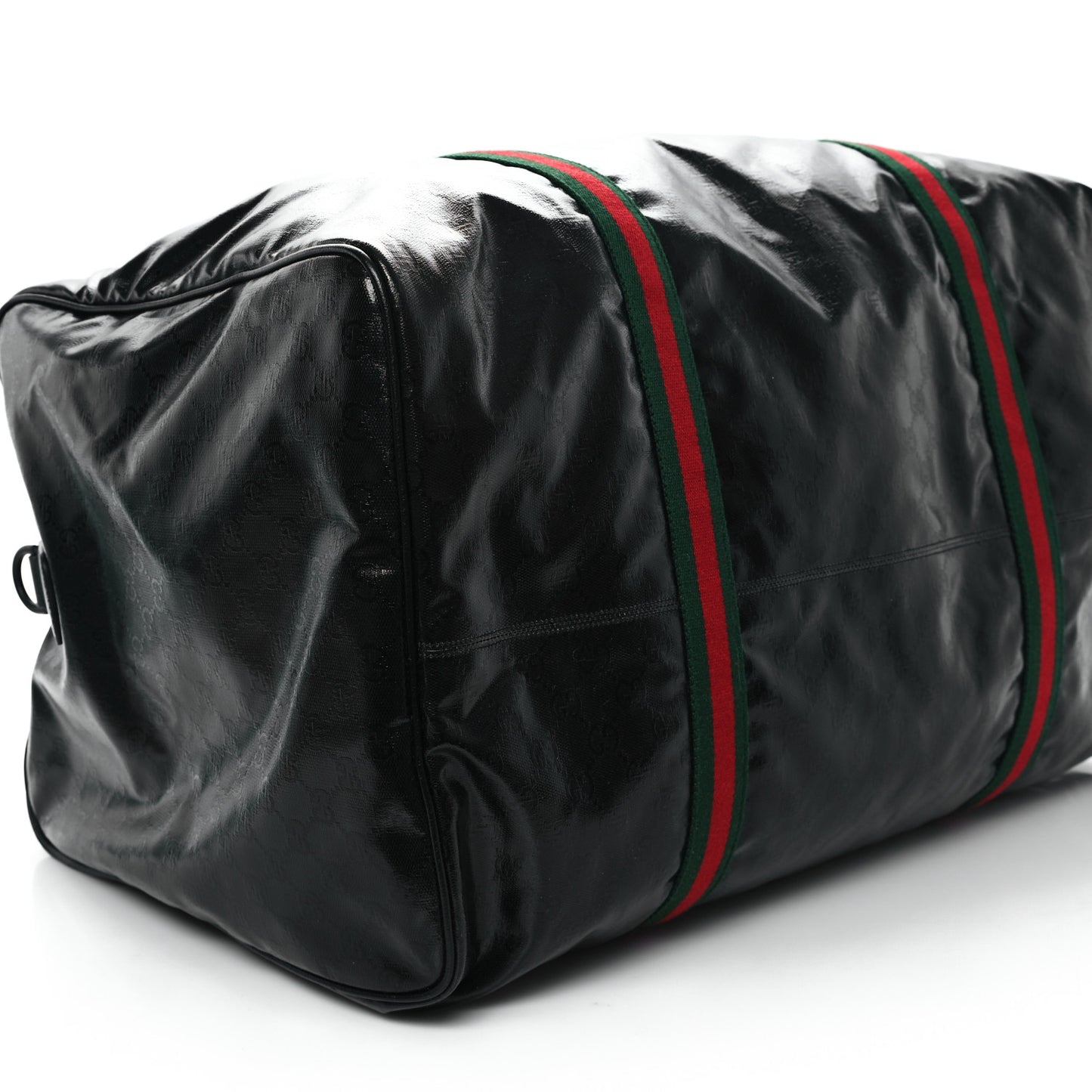 Crystal Monogram Web Large Duffle Bag Black