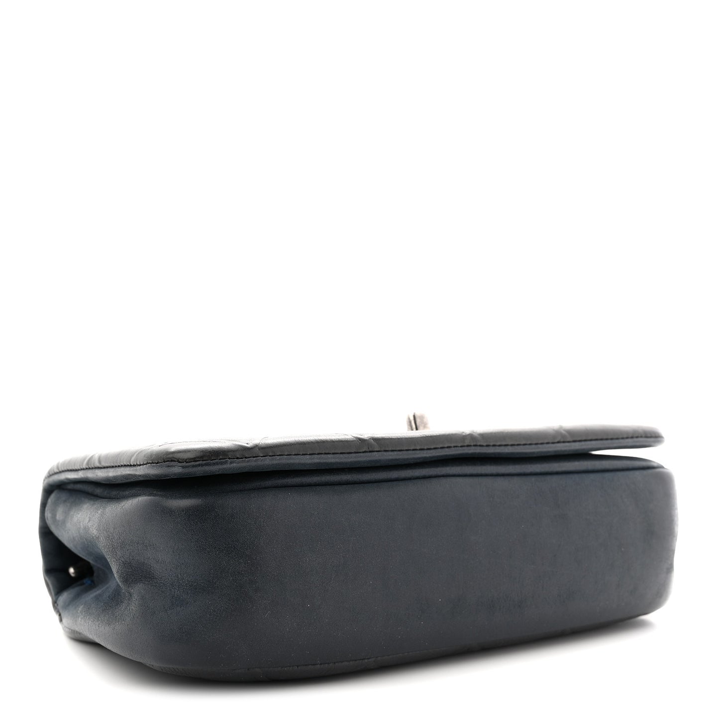 Calfskin Diamond Embossed New Chic Flap Blue