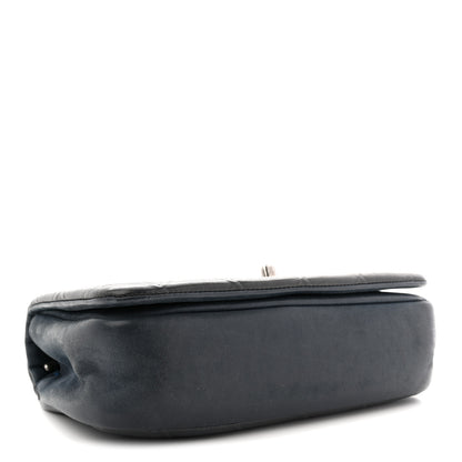 Chanel Calfskin Diamond Embossed New Chic Flap Blue 4 of 11