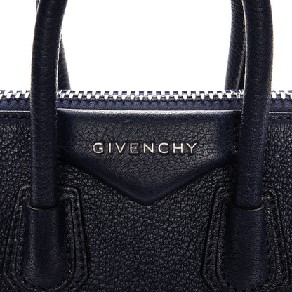 Givenchy Sugar Goatskin Mini Antigona Night Blue 5 of 10