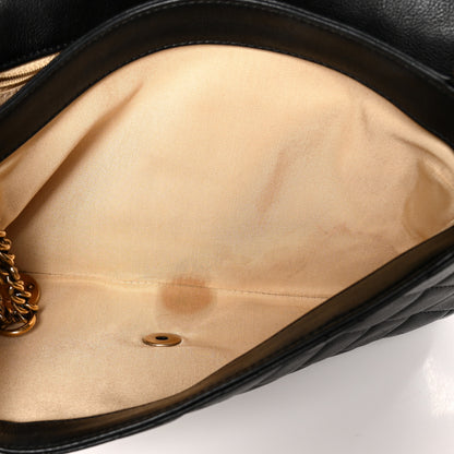 Chanel Calfskin Quilted Medium CC Crown Flap Black 5 of 12