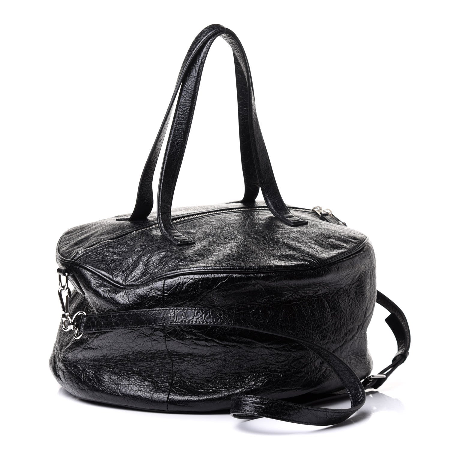 Balenciaga Agneau Arena Round Air Hobo Black 2 of 8