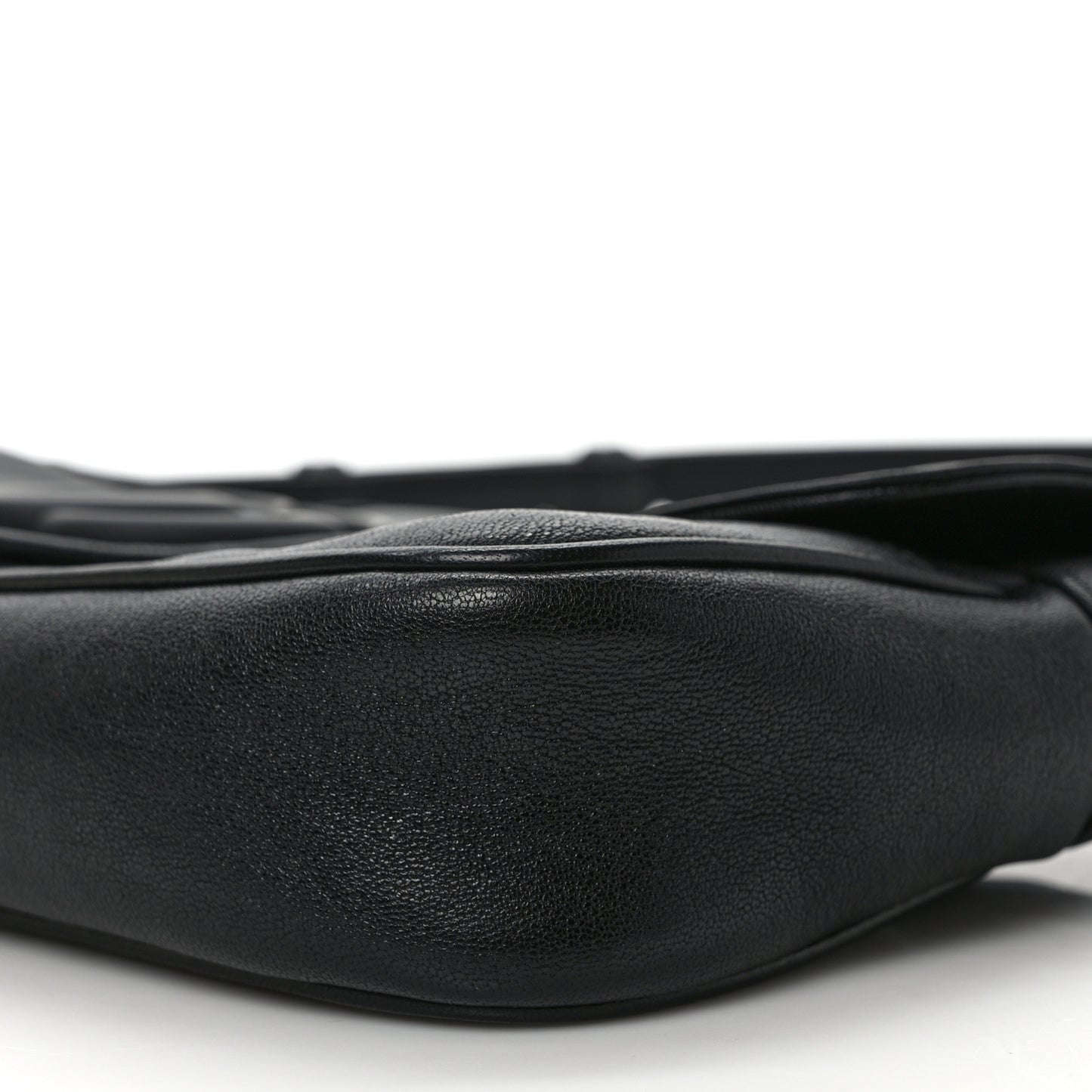 Goatskin Small GG Monochrome Aphrodite Shoulder Bag Black