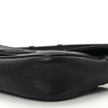 Gucci Goatskin Small GG Monochrome Aphrodite Shoulder Bag Black 8 of 8