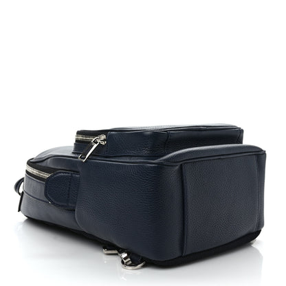 Christian Dior X SHAWN STUSSY Grained Calfskin Ox Head Crossbody Backpack Navy Blue 4 of 8