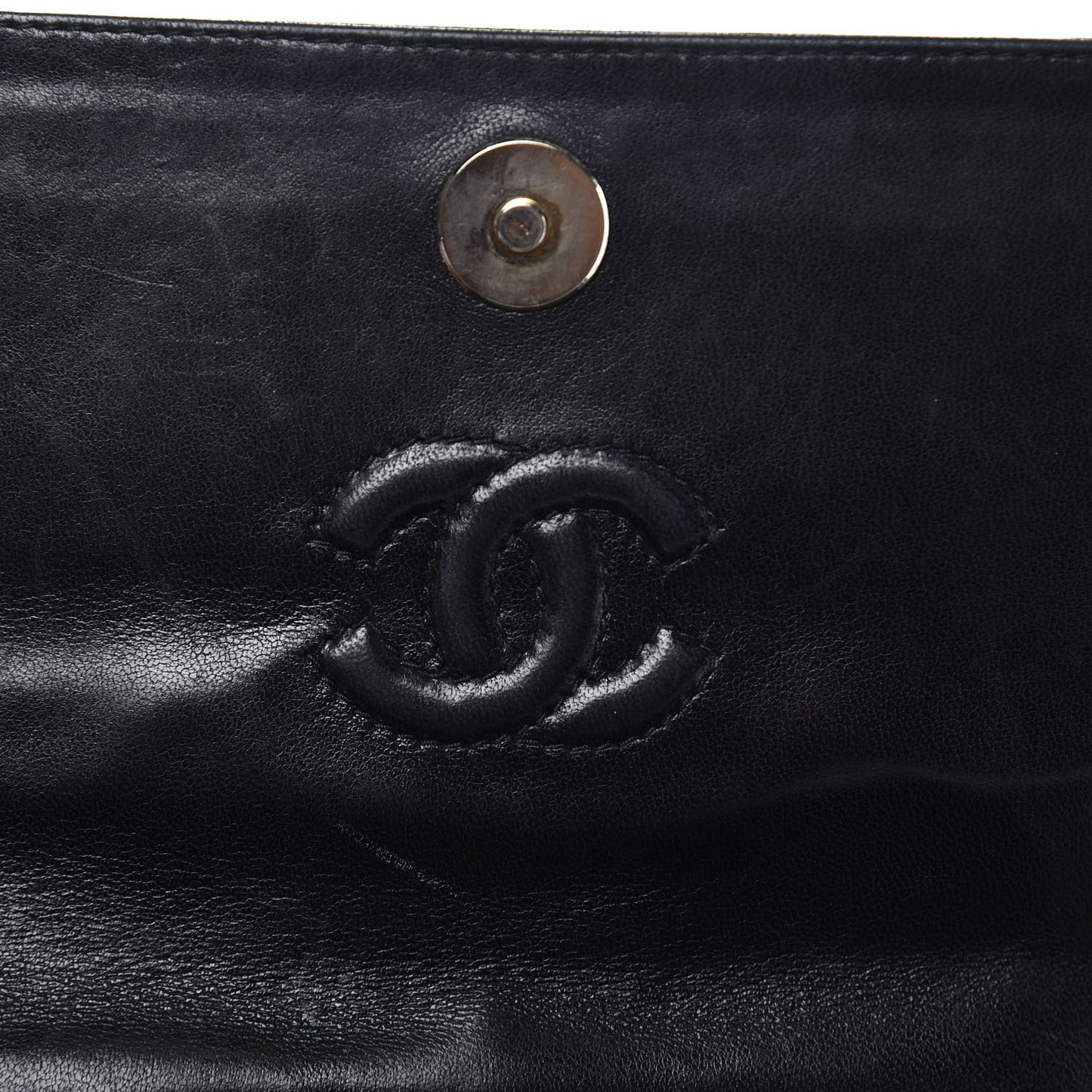 Lambskin Quilted Tassel Shoulder Flap Bag Black