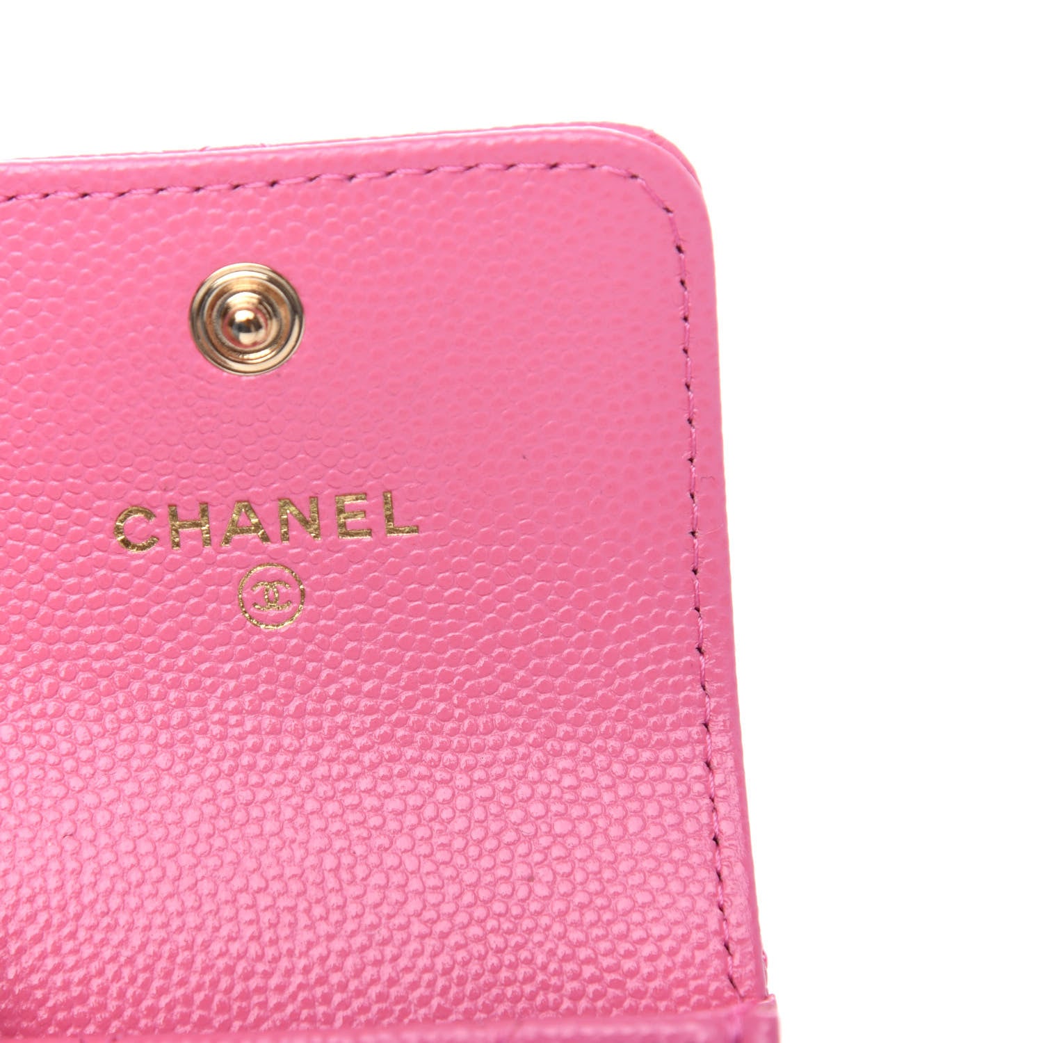 Chanel Caviar Quilted Crystal CC Airpods Pro Case Pink 5 of 7
