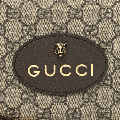 Gucci GG Supreme Monogram Web Neo Vintage Shoulder Bag Beige New Acero Crop 8 of 11
