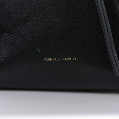 Mansur Gavriel Calfskin Mini Bucket Bag Black Ballerina 6 of 12