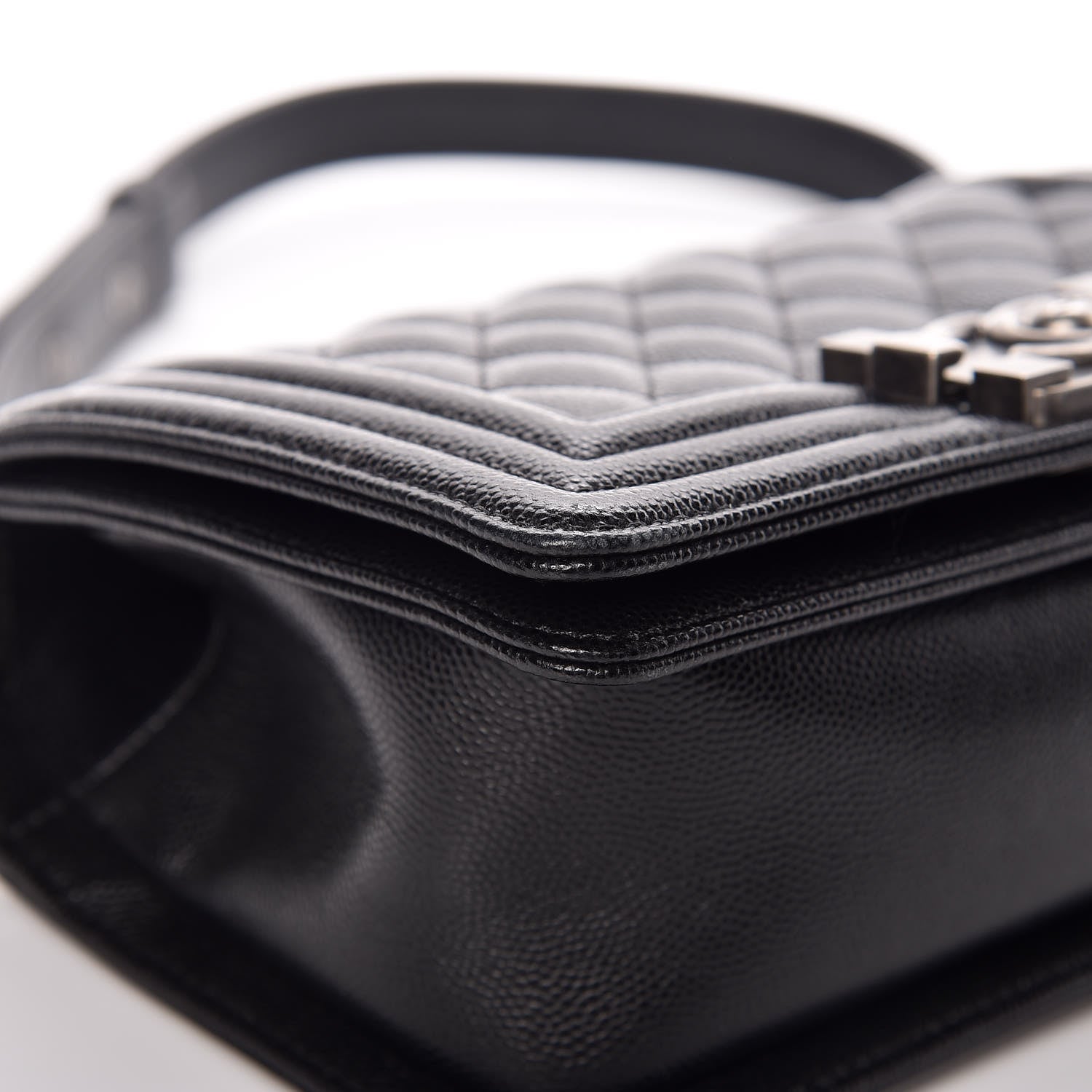 Chanel Caviar Quilted Small Boy Flap Black 9 of 13
