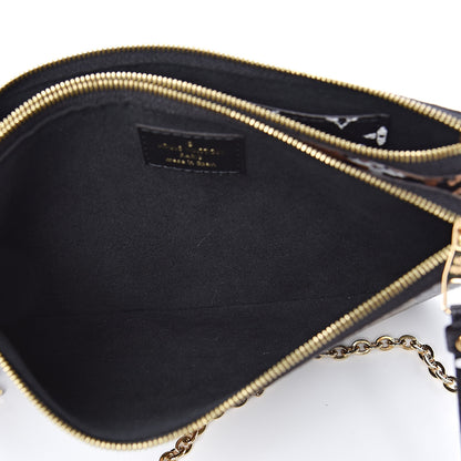 Louis Vuitton Monogram Giant Jungle Pochette Double Zip Black 6 of 9