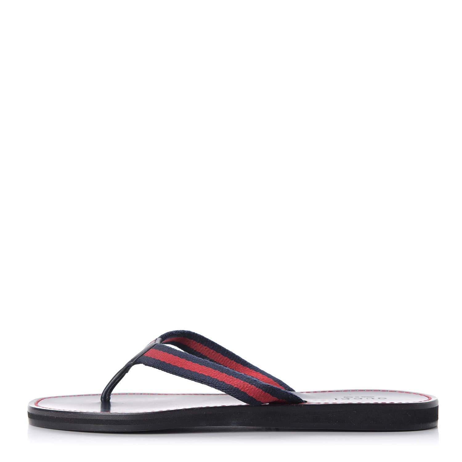 Gucci Web Thong Sandals 36 Navy 1 of 6