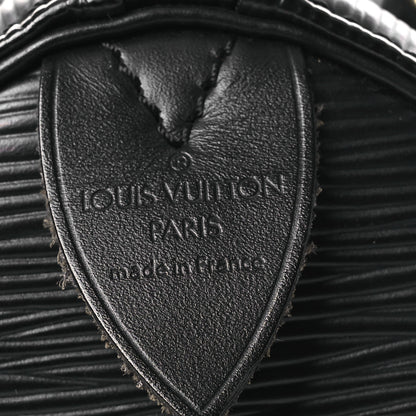 Louis Vuitton Epi Speedy 25 Black 5 of 13
