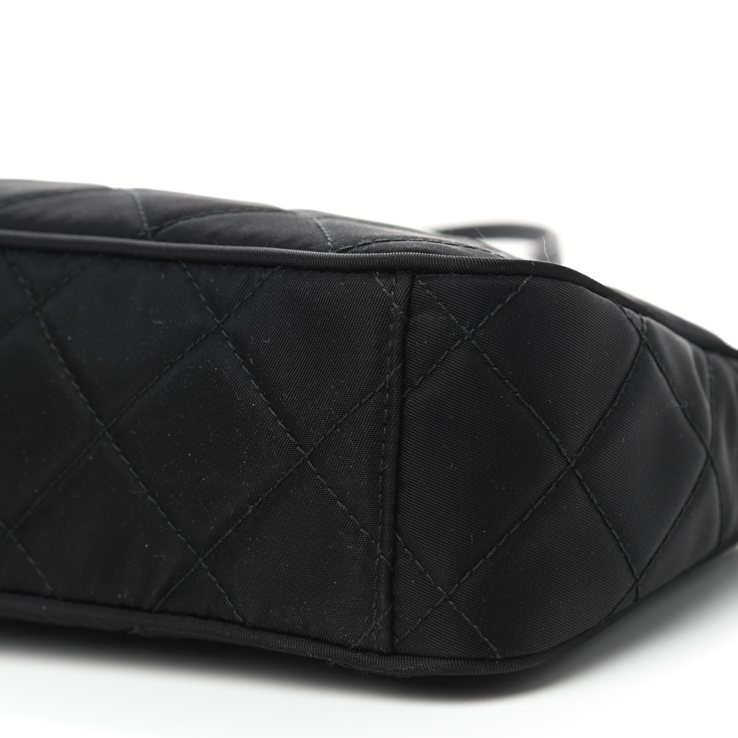Prada Nylon Tessuto Impuntu Quilted Crossbody Bag Black 6 of 8