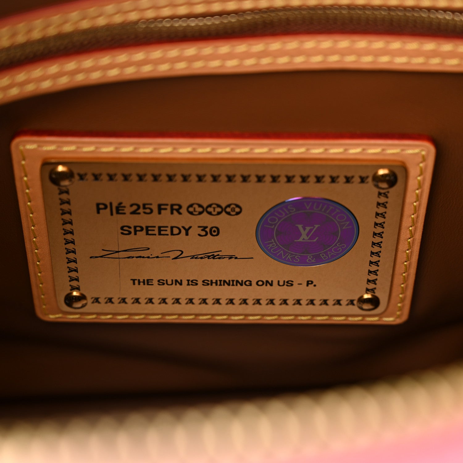 Louis Vuitton Calfskin Monogram Speedy P9 Bandouliere 30 Candy