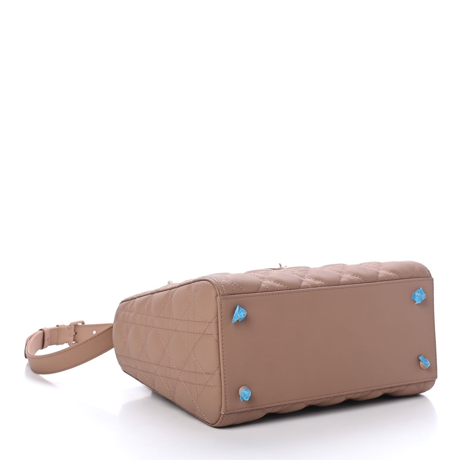 Christian Dior Ultra Matte Calfskin Cannage Medium Lady Dior Beige 3 of 4