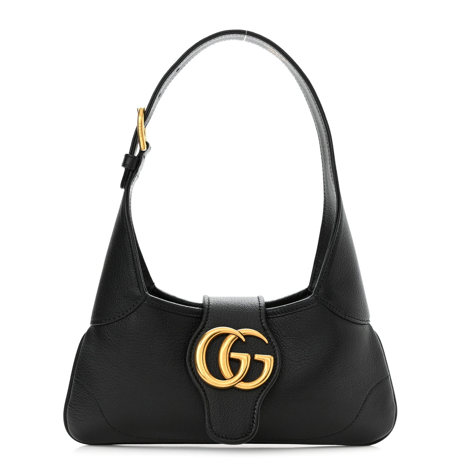Gucci Goatskin Small GG Aphrodite Shoulder Bag Black 1 of 12
