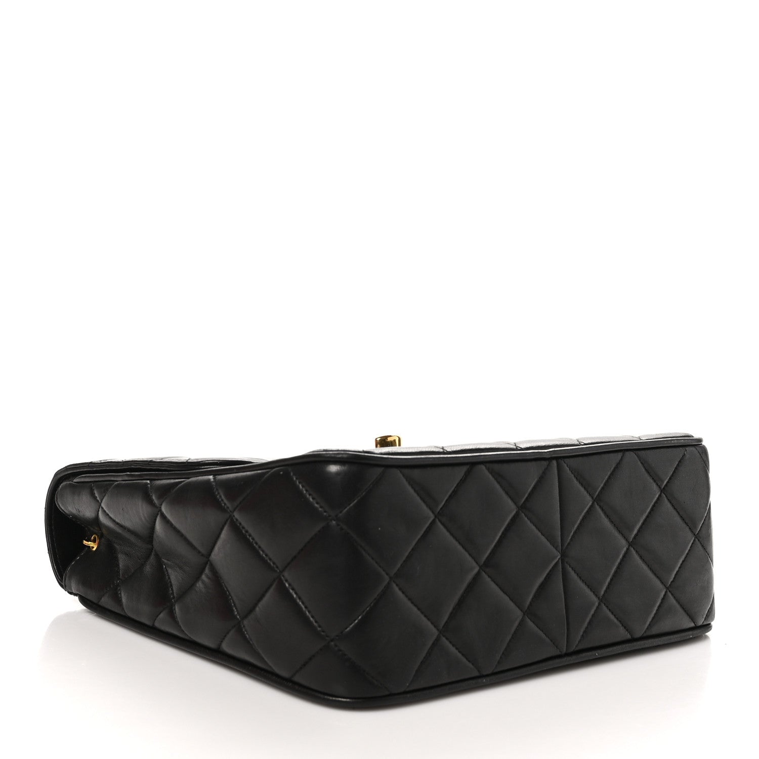 Chanel Lambskin Quilted Medium Square Flap Bag Black 4 of 13