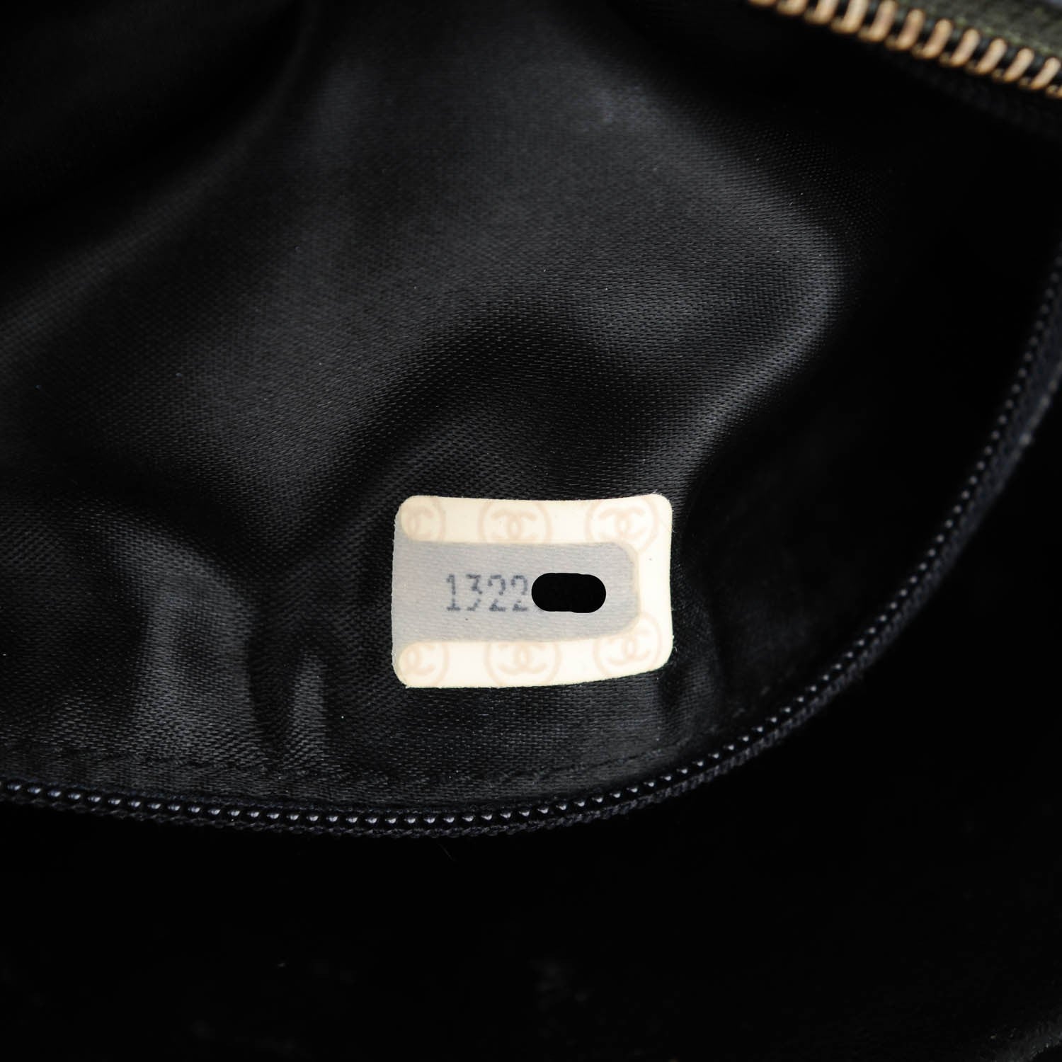 Chanel Lambskin Quilted Camera Case Black 9 of 11