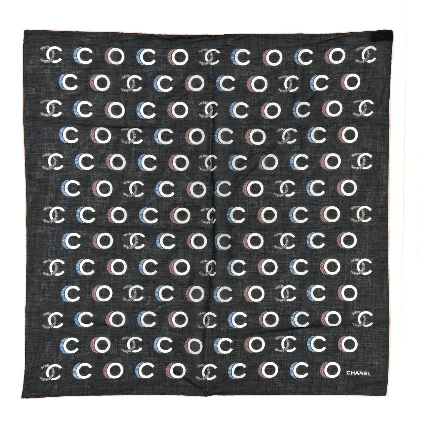 Cotton CC Coco Bandana Black Ecru