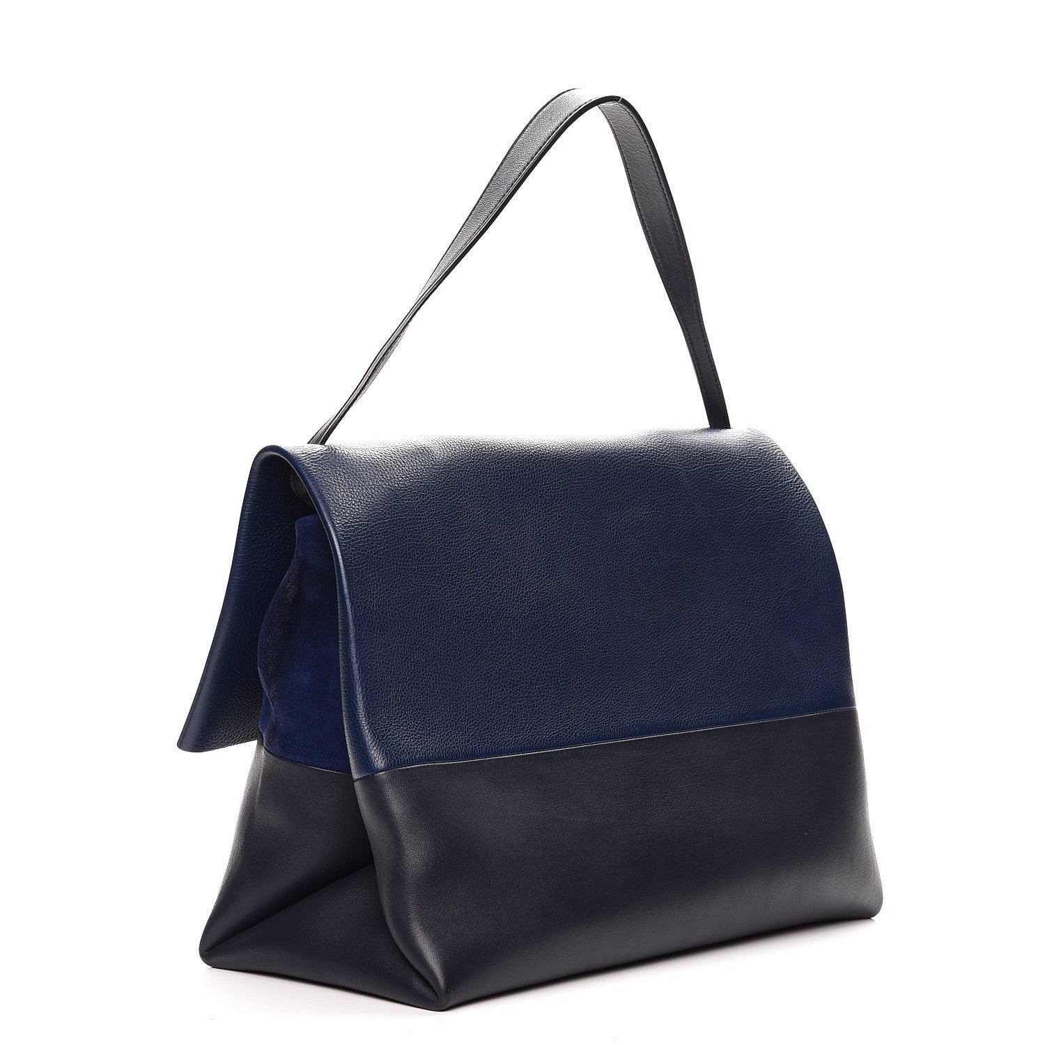 Celine Baby Calfskin All Soft Shoulder Bag Ink 4 of 17