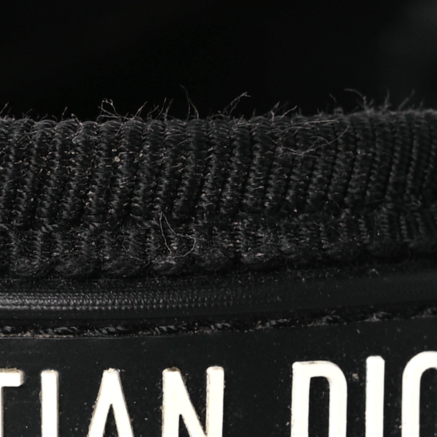 Christian Dior Technical Fabric D-Connect Sandals 37 Black 11 of 12