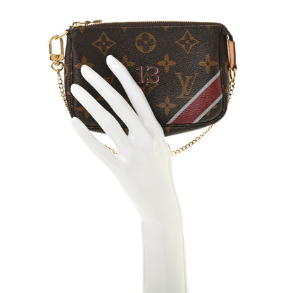 Louis Vuitton Monogram My LV Heritage Mini Pochette Accessories Rouge White 2 of 7
