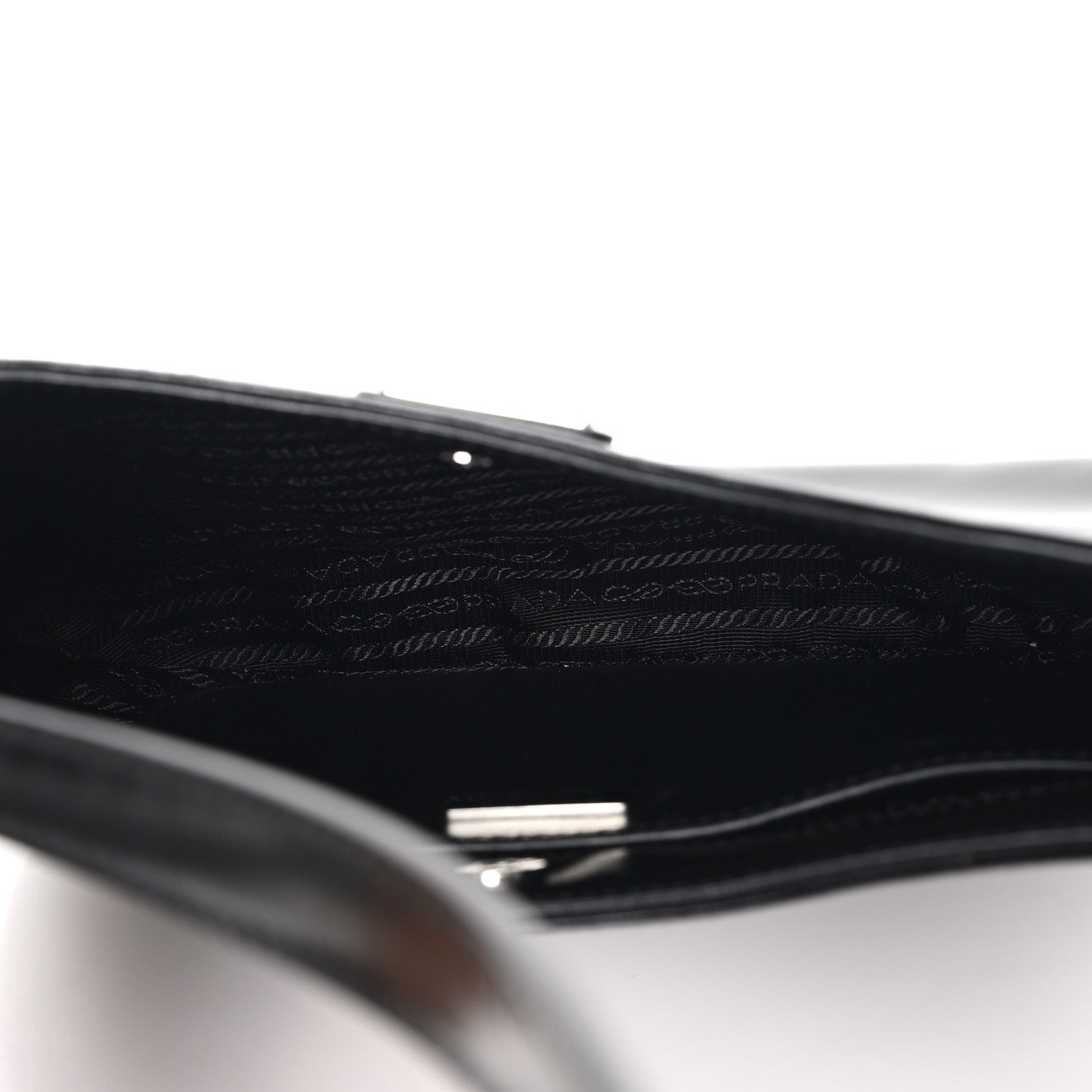 Prada Spazzolato Cleo Shoulder Bag Black 5 of 10