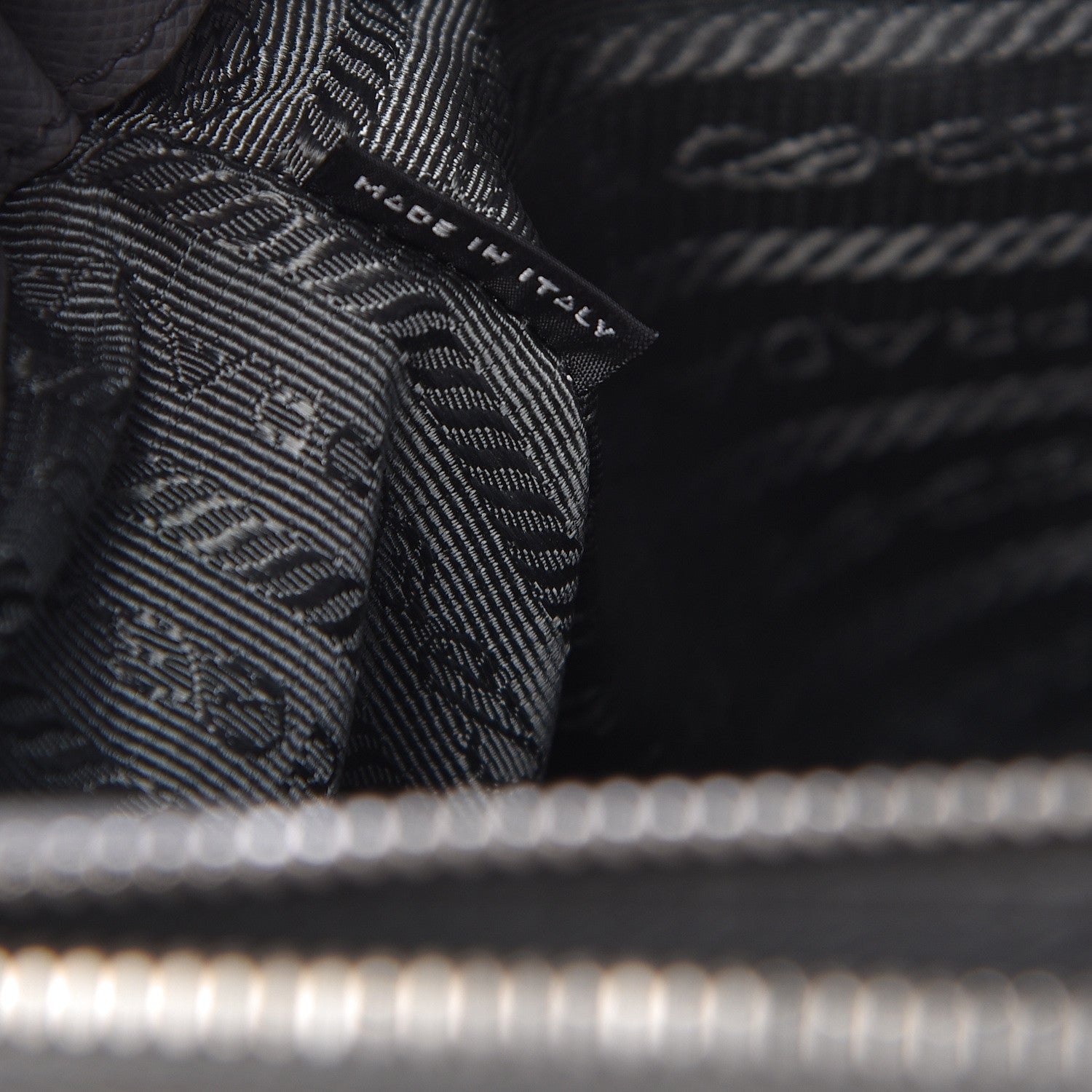 Prada Saffiano Small Galleria Double Zip Tote Marmo 9 of 18