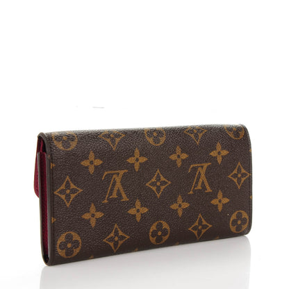 Louis Vuitton Monogram Emilie Wallet Fuchsia 3 of 9