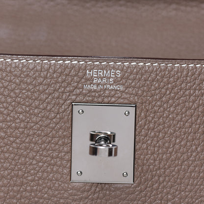 Hermes Togo Kelly Retourne 32 Etoupe 8 of 35