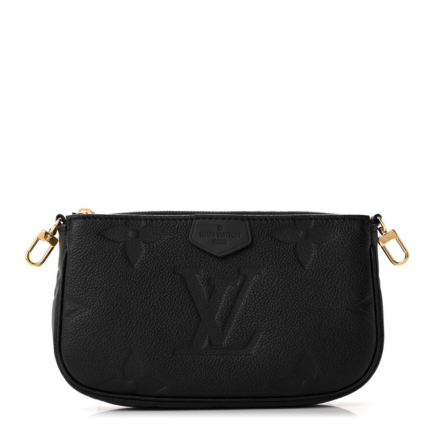 Louis Vuitton Empreinte Monogram Giant Multi Pochette Accessories Mini Pochette Black 1 of 10