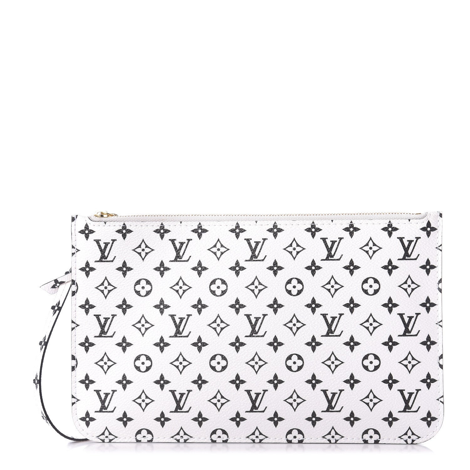Louis Vuitton Monogram Giant Neverfull MM GM Pochette White 1 of 8