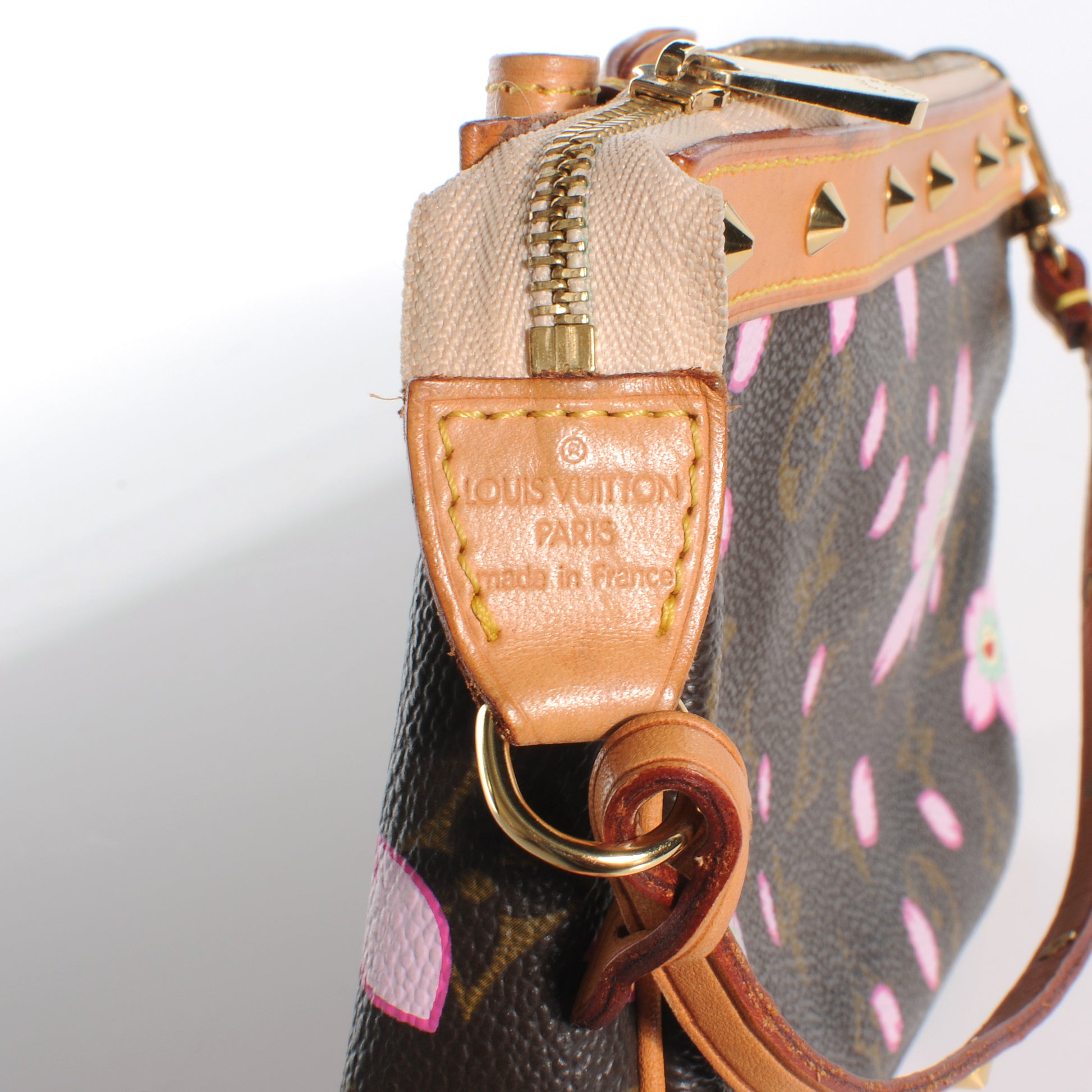 Louis Vuitton Monogram Cherry Blossom Pochette Accessories Brown 6 of 7