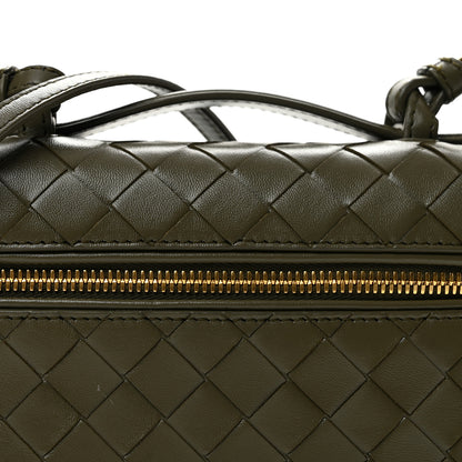 Bottega Veneta Calfskin Intrecciato Bang Bang Vanity Case Cypress 8 of 13