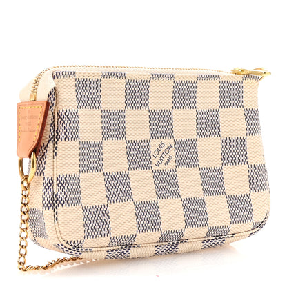 Louis Vuitton Damier Azur Mini Pochette Accessories 3 of 8