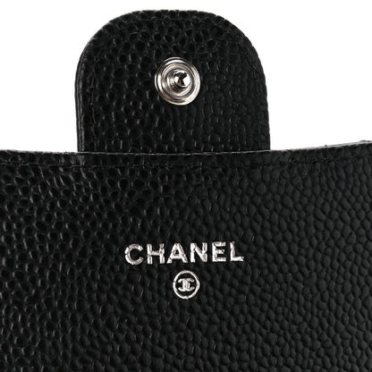 Chanel Caviar Quilted Large Gusset Flap Wallet Black 6 of 11