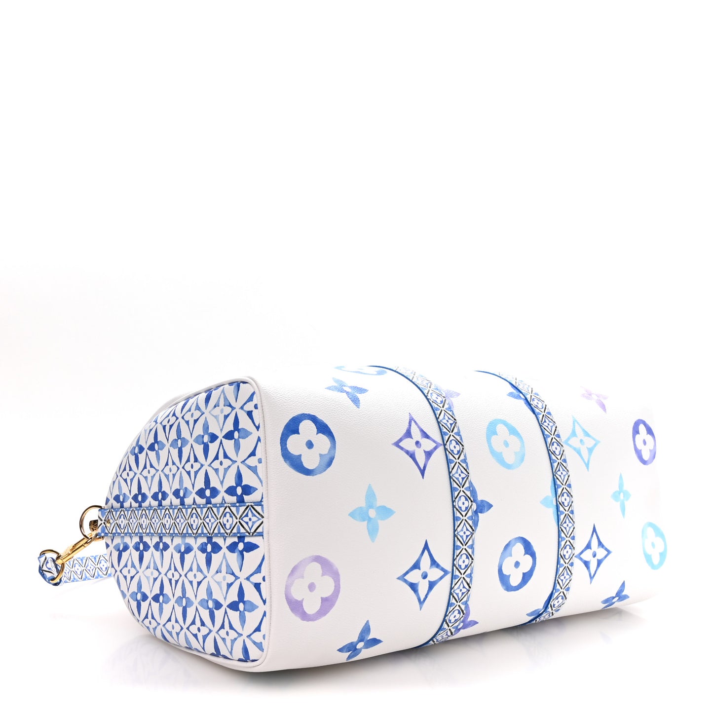 Monogram LV By The Pool Keepall Bandouliere 50 Blue