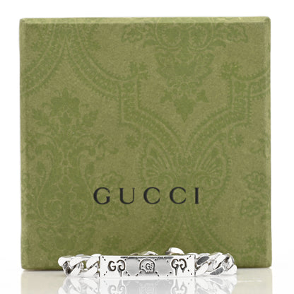 Gucci Sterling Silver GucciGhost Hamlet Skull ID Chain Bracelet 4 of 4
