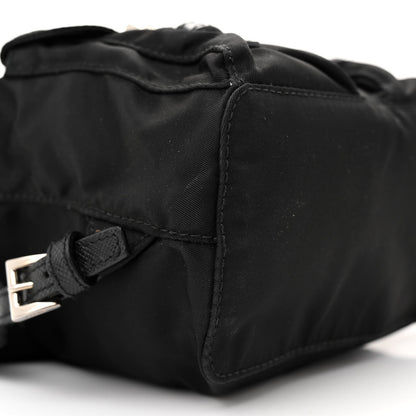 Prada Nylon Vela Mini Crossbody Backpack Black 8 of 9