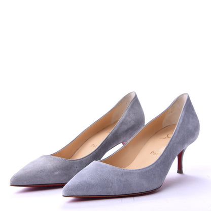 Christian Louboutin Suede Kate 55 Pumps 36 Light Blue 3 of 10