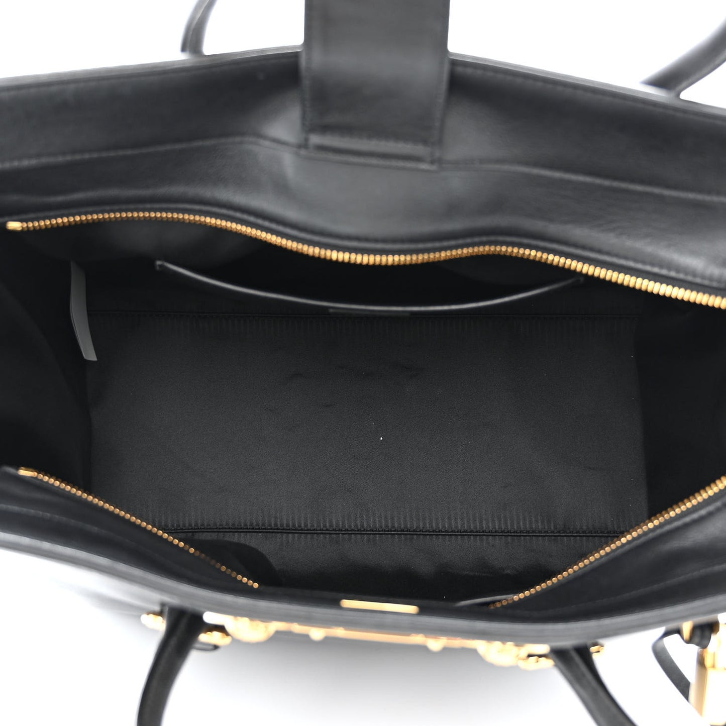 Vitello Calfskin Signature Tote Black