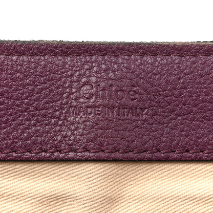 Chloe Calfskin Medium Faye Day Shoulder Bag Intense Violine 8 of 17