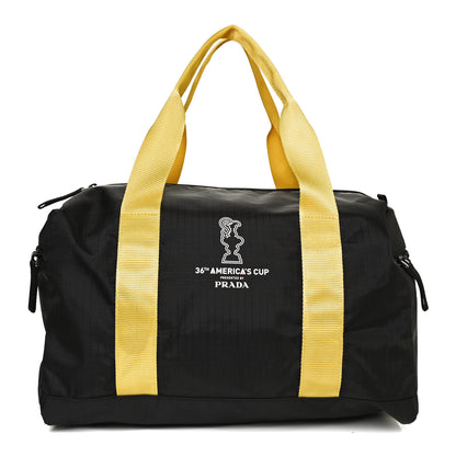 Prada Tessuto Nylon 36th Americas Cup Duffle Bag Black 1 of 9