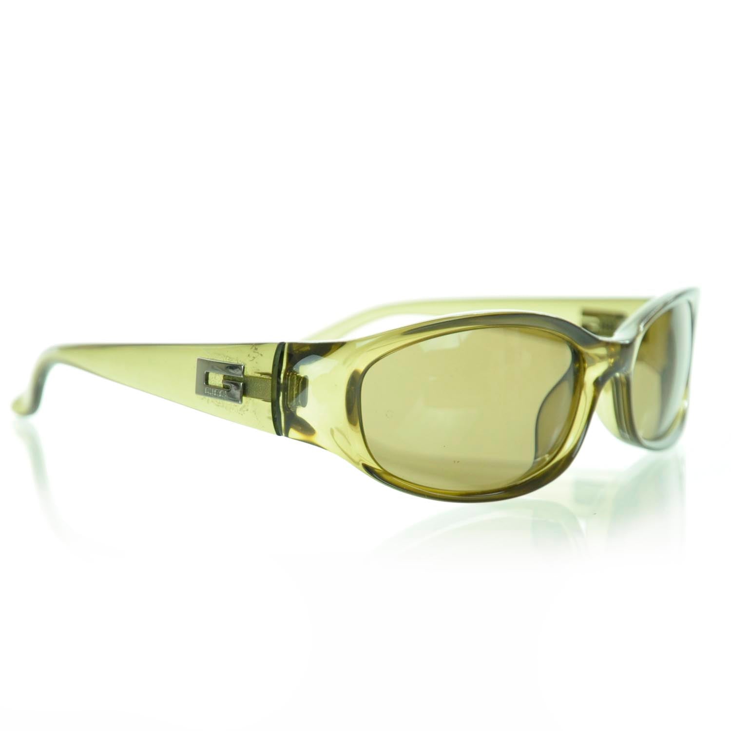 Gucci G Logo Sunglasses Green 1 of 7