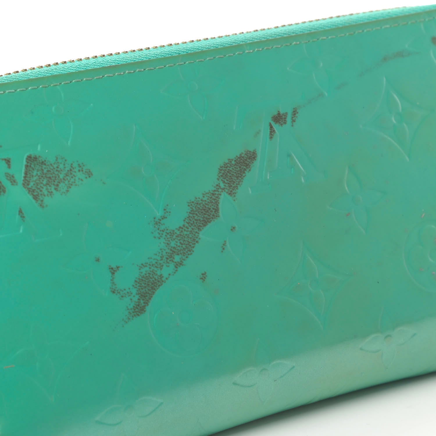 Louis Vuitton Vernis Zippy Wallet Blue Lagon 8 of 17