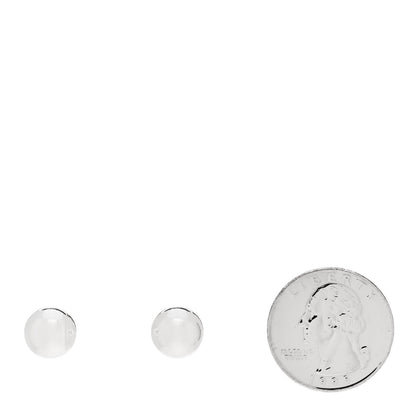 Tiffany Sterling Silver 10mm Hardwear Ball Earrings 2 of 4